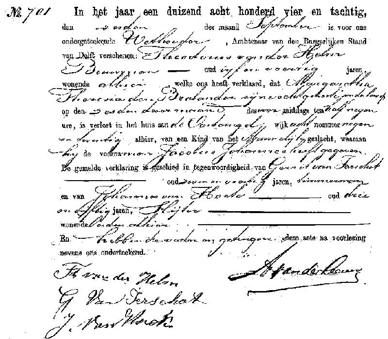 18840906 geb akte 701 Jacobus J zv T vd Helm - MT d Brabander